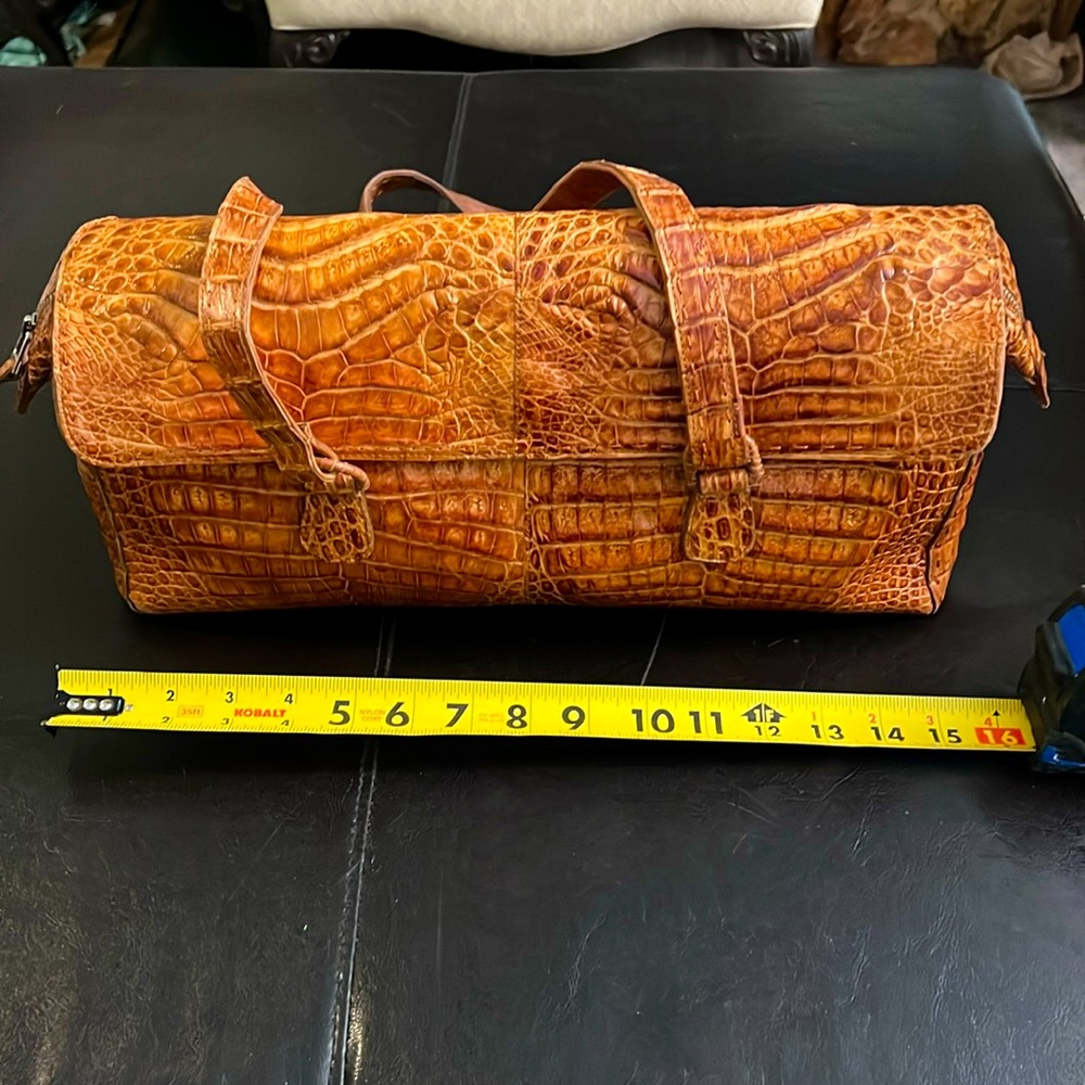 Christiansen crocodile purse